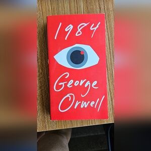 Red George Orwell Book Cover